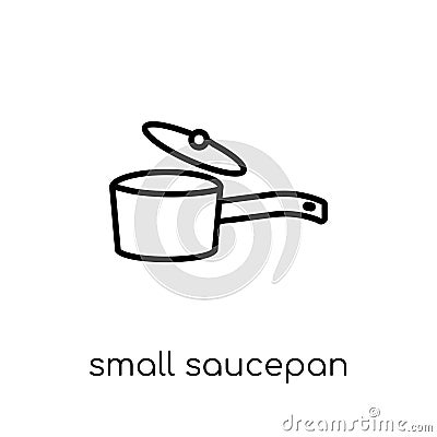small saucepan icon from Furniture and household collection. Vector Illustration