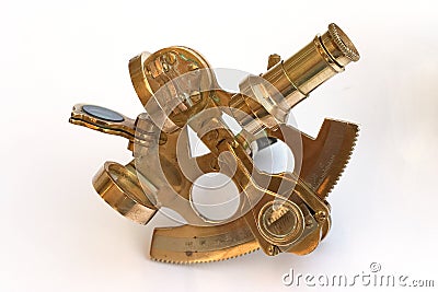 Small sextant Stock Photo