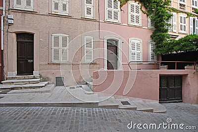 Saint Tropez Street Stock Photo