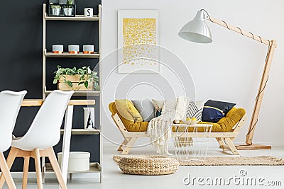 Small stylish table Stock Photo