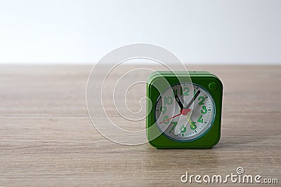 Small table clock alarm clock for bedroom Stock Photo
