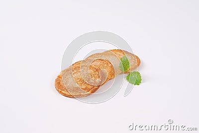 Small tasty pancakes Stock Photo