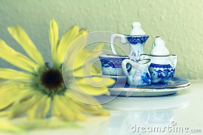 Small tea party Stock Photo