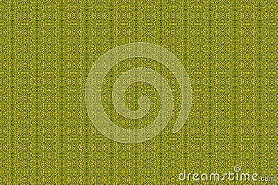 Small texture pattern symmetrical green yellow Stock Photo