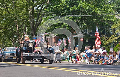 Small town 4th of July Parade Editorial Stock Photo