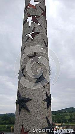 A small town near Luxembourg Stock Photo