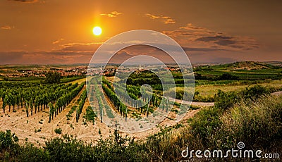 Small town Retz in the region Weinviertel, Austria Stock Photo