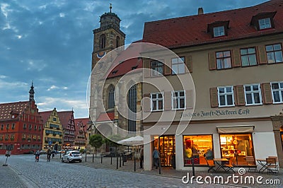 Small towns of the Romantic Road Editorial Stock Photo