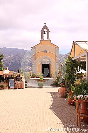 Small traditional greek church