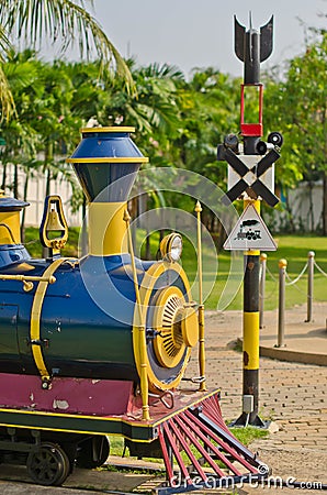 The small train. Stock Photo