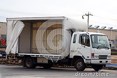 Small truck Stock Photo