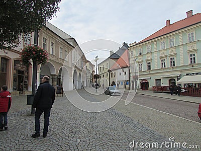 Small typical European cities - Kutna Hora, Czech Republic. Editorial Stock Photo