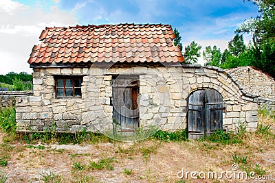 Small Ukrainian historical house Stock Photo