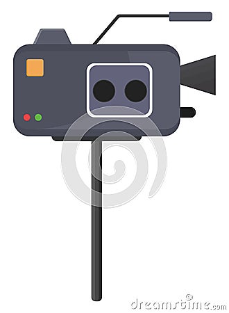 Small video camera, icon Vector Illustration