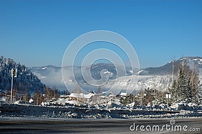 Small village Stock Photo