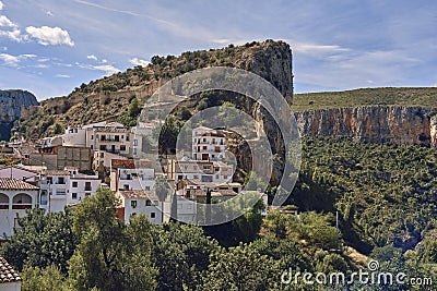 a small village in the mountains in Spain Editorial Stock Photo