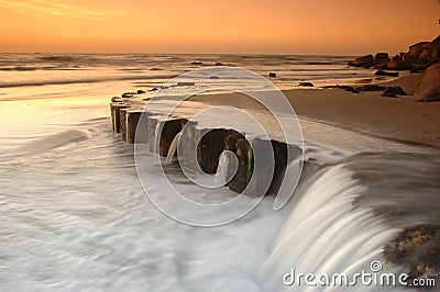 Small waterfall Stock Photo