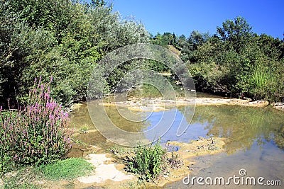 Lovely place , the river, Pazin Istria, Croatia Stock Photo