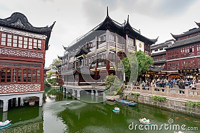 small well-equipped pond in a philosophy museum in China Editorial Stock Photo