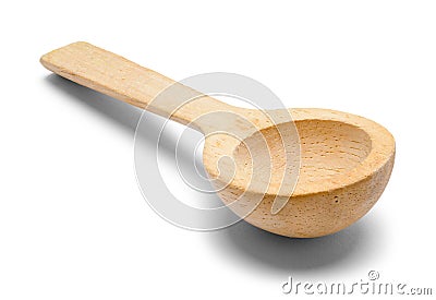 Small Wood Spoon Stock Photo