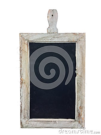 A small wooden frame chalkboard Stock Photo