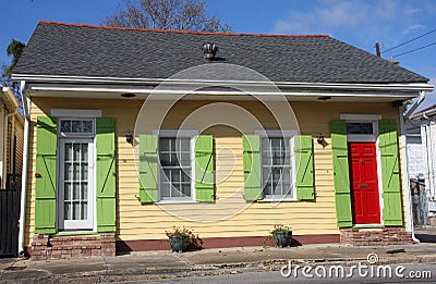 Small wooden house Stock Photo