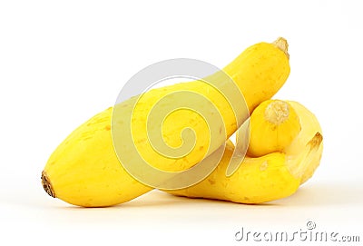 Small Yellow Summer Squash Stock Photo