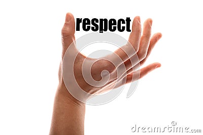 Smaller respect Stock Photo