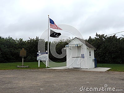 Smallest US Post Office - Ochopee Post Office in Florida Editorial Stock Photo