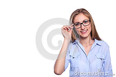 Smart and beautiful. Stock Photo