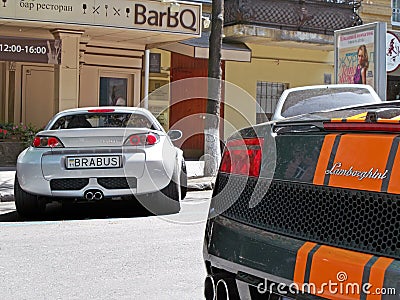 March 3, 2012, Kyiv. Ukraine. Smart Brabus Editorial Stock Photo