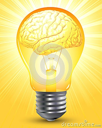 Smart brain Stock Photo