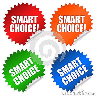 Smart choice Stock Photo
