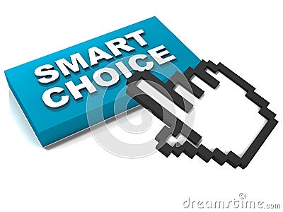 Smart choice Stock Photo