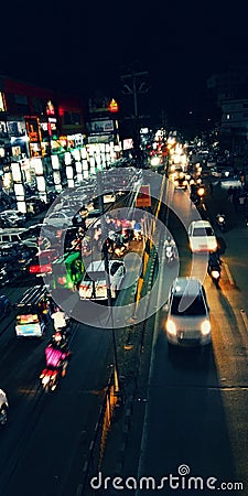Smart city is very beautiful Editorial Stock Photo