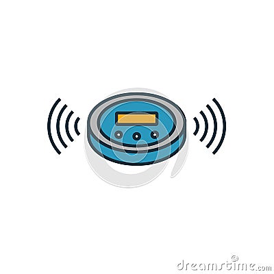 Smart Cleaner icon. Simple element from smart devices icons collection. Creative Smart Cleaner icon ui, ux, apps, software and Stock Photo