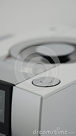 Smart coffe maker Stock Photo