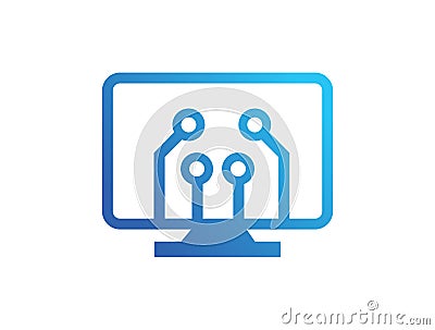 Smart Computing family Logo Vector Vector Illustration