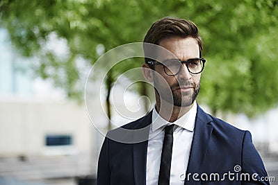 Smart dressed man Stock Photo