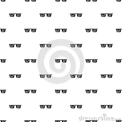 Smart glasses pattern, simple style Vector Illustration