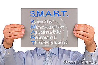 SMART Goals Stock Photo