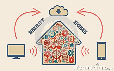 Smart home Vector Illustration