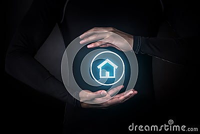 Smart home concept Stock Photo