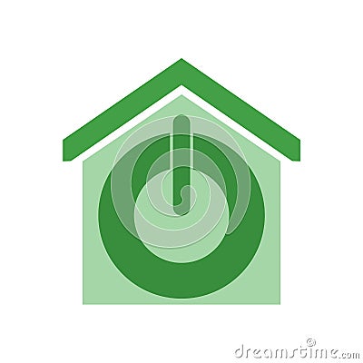 Smart home icon vector sign and symbol isolated on white background, Smart home logo concept Vector Illustration