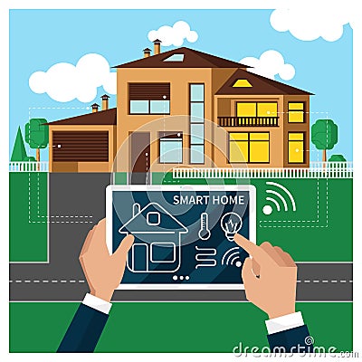 Smart home Vector Illustration