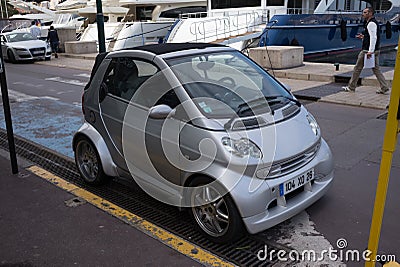 Smart Micro Car Editorial Stock Photo