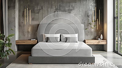 Smart Orthopedic Mattress Technology Stock Photo