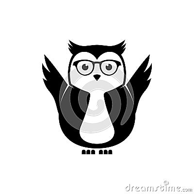 Smart owls Stock Photo