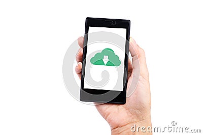 Smart phone Download Stock Photo