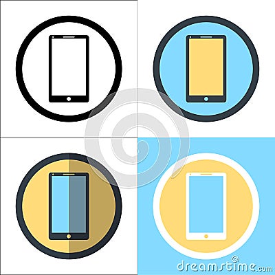 Smart Phone vector design illustration Vector Illustration